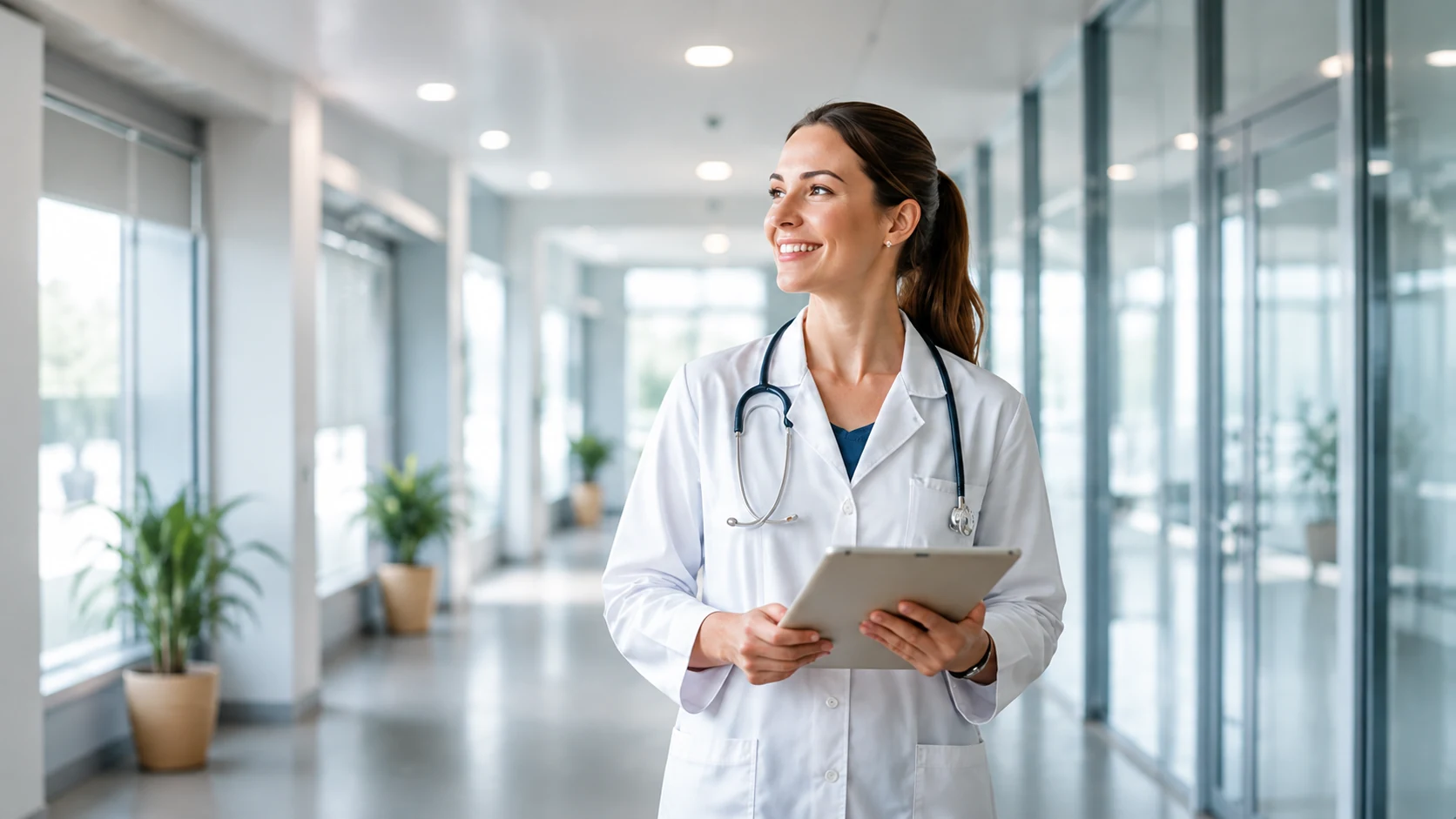 A patient at a modern dental clinic reviewing an affordable monthly payment plan for dental work